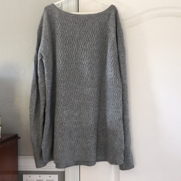 •Loft Grey Oversized Sweater• - Picture 3 of 5